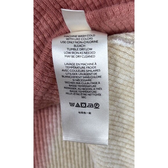 We The Free Top Womens Large Logan ColorblockTie-Dye Long Sleeve Beach Boho - Picture 9 of 9